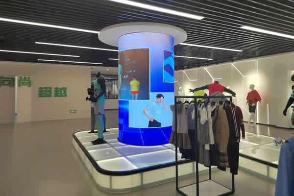 圓柱形的顯示大屏是怎么，圓柱型LED顯示屏設(shè)計方案